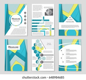 Abstract vector layout background set. For art template design, list, front page, mockup brochure theme style, banner, idea, cover, booklet, print, flyer, book, blank, card, ad, sign, sheet,, a4