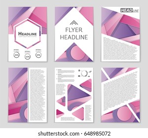 Abstract vector layout background set. For art template design, list, front page, mockup brochure theme style, banner, idea, cover, booklet, print, flyer, book, blank, card, ad, sign, sheet,, a4
