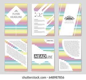 Abstract vector layout background set. For art template design, list, front page, mockup brochure theme style, banner, idea, cover, booklet, print, flyer, book, blank, card, ad, sign, sheet,, a4
