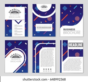 Abstract vector layout background set. For art template design, list, front page, mockup brochure theme style, banner, idea, cover, booklet, print, flyer, book, blank, card, ad, sign, sheet,, a4
