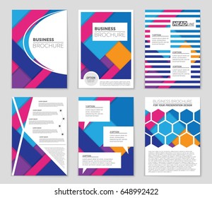 Abstract vector layout background set. For art template design, list, front page, mockup brochure theme style, banner, idea, cover, booklet, print, flyer, book, blank, card, ad, sign, sheet,, a4