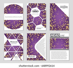 Abstract vector layout background set. For art template design, list, front page, mockup brochure theme style, banner, idea, cover, booklet, print, flyer, book, blank, card, ad, sign, sheet,, a4
