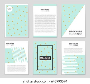 Abstract vector layout background set. For art template design, list, front page, mockup brochure theme style, banner, idea, cover, booklet, print, flyer, book, blank, card, ad, sign, sheet,, a4
