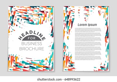 Abstract vector layout background set. For art template design, list, front page, mockup brochure theme style, banner, idea, cover, booklet, print, flyer, book, blank, card, ad, sign, sheet,, a4