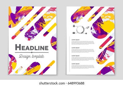 Abstract vector layout background set. For art template design, list, front page, mockup brochure theme style, banner, idea, cover, booklet, print, flyer, book, blank, card, ad, sign, sheet,, a4.