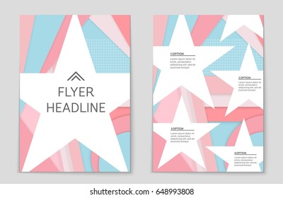Abstract vector layout background set. For art template design, list, front page, mockup brochure theme style, banner, idea, cover, booklet, print, flyer, book, blank, card, ad, sign, sheet,, a4
