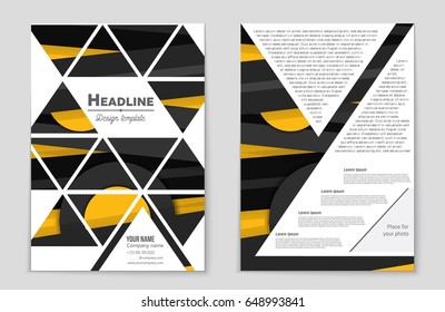 Abstract vector layout background set. For art template design, list, front page, mockup brochure theme style, banner, idea, cover, booklet, print, flyer, book, blank, card, ad, sign, sheet,, a4