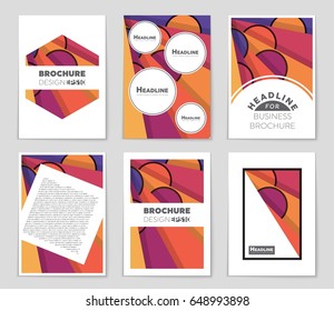 Abstract vector layout background set. For art template design, list, front page, mockup brochure theme style, banner, idea, cover, booklet, print, flyer, book, blank, card, ad, sign, sheet,, a4