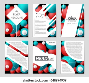 Abstract vector layout background set. For art template design, list, front page, mockup brochure theme style, banner, idea, cover, booklet, print, flyer, book, blank, card, ad, sign, sheet,, a4