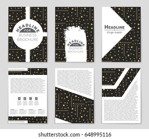 Abstract vector layout background set. For art template design, list, front page, mockup brochure theme style, banner, idea, cover, booklet, print, flyer, book, blank, card, ad, sign, sheet,, a4