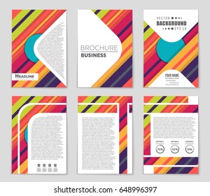 Abstract vector layout background set. For art template design, list, front page, mockup brochure theme style, banner, idea, cover, booklet, print, flyer, book, blank, card, ad, sign, sheet,, a4