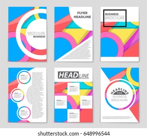 Abstract vector layout background set. For art template design, list, front page, mockup brochure theme style, banner, idea, cover, booklet, print, flyer, book, blank, card, ad, sign, sheet,, a4