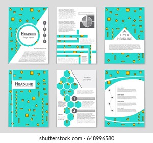 Abstract vector layout background set. For art template design, list, front page, mockup brochure theme style, banner, idea, cover, booklet, print, flyer, book, blank, card, ad, sign, sheet,, a4
