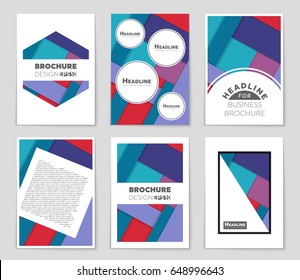 Abstract vector layout background set. For art template design, list, front page, mockup brochure theme style, banner, idea, cover, booklet, print, flyer, book, blank, card, ad, sign, sheet,, a4