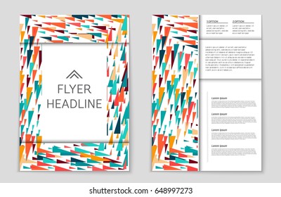 Abstract vector layout background set. For art template design, list, front page, mockup brochure theme style, banner, idea, cover, booklet, print, flyer, book, blank, card, ad, sign, sheet,, a4