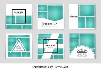 Abstract vector layout background set. For art template design, list, front page, mockup brochure theme style, banner, idea, cover, booklet, print, flyer, book, blank, card, ad, sign, sheet,, a4