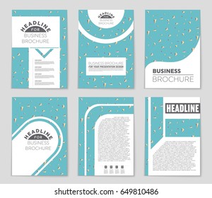 Abstract vector layout background set. For art template design, list, front page, mockup brochure theme style, banner, idea, cover, booklet, print, flyer, book, blank, card, ad, sign, sheet,, a4