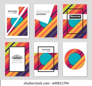 Abstract vector layout background set. For art template design, list, front page, mockup brochure theme style, banner, idea, cover, booklet, print, flyer, book, blank, card, ad, sign, sheet,, a4