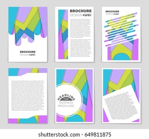 Abstract vector layout background set. For art template design, list, front page, mockup brochure theme style, banner, idea, cover, booklet, print, flyer, book, blank, card, ad, sign, sheet,, a4