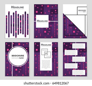Abstract vector layout background set. For art template design, list, front page, mockup brochure theme style, banner, idea, cover, booklet, print, flyer, book, blank, card, ad, sign, sheet,, a4