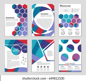 Abstract vector layout background set. For art template design, list, front page, mockup brochure theme style, banner, idea, cover, booklet, print, flyer, book, blank, card, ad, sign, sheet,, a4