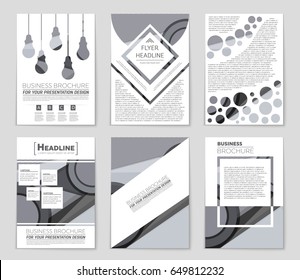 Abstract vector layout background set. For art template design, list, front page, mockup brochure theme style, banner, idea, cover, booklet, print, flyer, book, blank, card, ad, sign, sheet,, a4