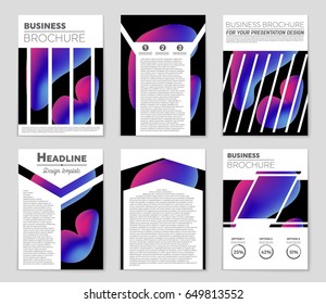 Abstract vector layout background set. For art template design, list, front page, mockup brochure theme style, banner, idea, cover, booklet, print, flyer, book, blank, card, ad, sign, sheet,, a4