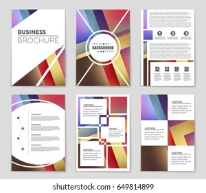 Abstract vector layout background set. For art template design, list, front page, mockup brochure theme style, banner, idea, cover, booklet, print, flyer, book, blank, card, ad, sign, sheet,, a4