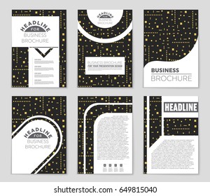 Abstract vector layout background set. For art template design, list, front page, mockup brochure theme style, banner, idea, cover, booklet, print, flyer, book, blank, card, ad, sign, sheet,, a4