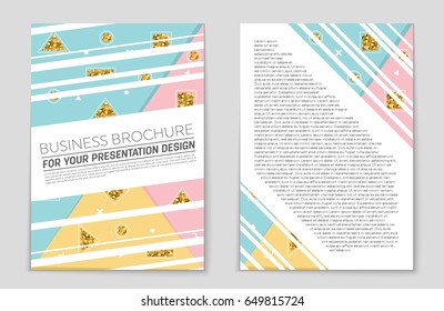 Abstract vector layout background set. For art template design, list, front page, mockup brochure theme style, banner, idea, cover, booklet, print, flyer, book, blank, card, ad, sign, sheet,, a4