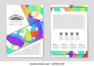 Abstract vector layout background set. For art template design, list, front page, mockup brochure theme style, banner, idea, cover, booklet, print, flyer, book, blank, card, ad, sign, sheet,, a4.