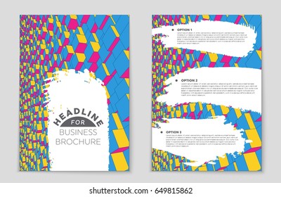 Abstract vector layout background set. For art template design, list, front page, mockup brochure theme style, banner, idea, cover, booklet, print, flyer, book, blank, card, ad, sign, sheet,, a4