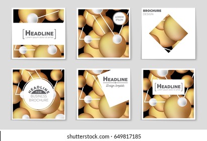Abstract vector layout background set. For art template design, list, front page, mockup brochure theme style, banner, idea, cover, booklet, print, flyer, book, blank, card, ad, sign, sheet,, a4