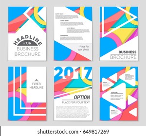 Abstract vector layout background set. For art template design, list, front page, mockup brochure theme style, banner, idea, cover, booklet, print, flyer, book, blank, card, ad, sign, sheet,, a4