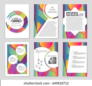 Abstract vector layout background set. For art template design, list, front page, mockup brochure theme style, banner, idea, cover, booklet, print, flyer, book, blank, card, ad, sign, sheet,, a4