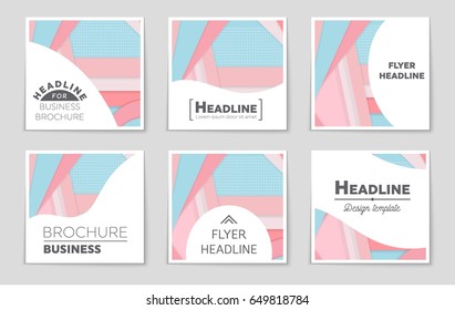 Abstract vector layout background set. For art template design, list, front page, mockup brochure theme style, banner, idea, cover, booklet, print, flyer, book, blank, card, ad, sign, sheet,, a4