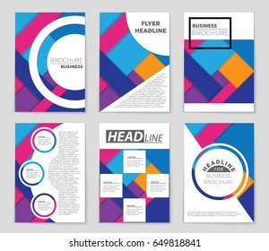 Abstract vector layout background set. For art template design, list, front page, mockup brochure theme style, banner, idea, cover, booklet, print, flyer, book, blank, card, ad, sign, sheet,, a4
