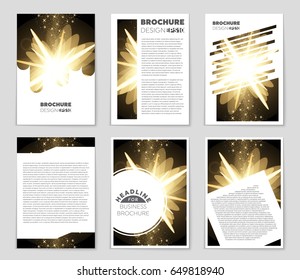 Abstract vector layout background set. For art template design, list, front page, mockup brochure theme style, banner, idea, cover, booklet, print, flyer, book, blank, card, ad, sign, sheet,, a4