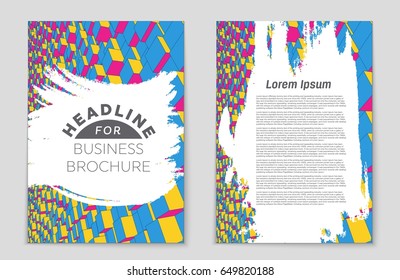Abstract vector layout background set. For art template design, list, front page, mockup brochure theme style, banner, idea, cover, booklet, print, flyer, book, blank, card, ad, sign, sheet,, a4