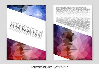 Abstract vector layout background set. For art template design, list, page, mockup brochure theme style, banner, idea, cover, booklet, print, flyer, book, blank, card, ad, sign, sheet,, a4.