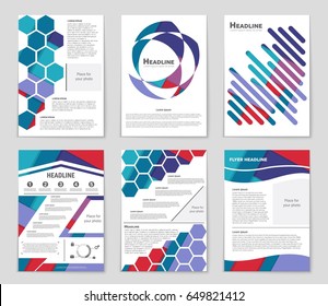 Abstract vector layout background set. For art template design, list, front page, mockup brochure theme style, banner, idea, cover, booklet, print, flyer, book, blank, card, ad, sign, sheet,, a4