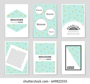 Abstract vector layout background set. For art template design, list, front page, mockup brochure theme style, banner, idea, cover, booklet, print, flyer, book, blank, card, ad, sign, sheet,, a4