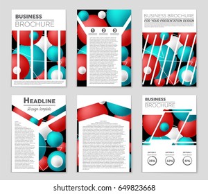 Abstract vector layout background set. For art template design, list, front page, mockup brochure theme style, banner, idea, cover, booklet, print, flyer, book, blank, card, ad, sign, sheet,, a4