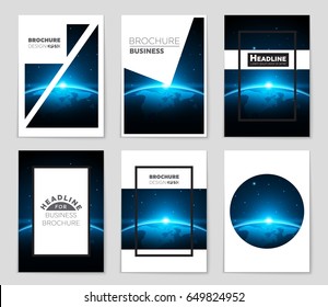 Abstract vector layout background set. For art template design, list, front page, mockup brochure theme style, banner, idea, cover, booklet, print, flyer, book, blank, card, ad, sign, sheet,, a4