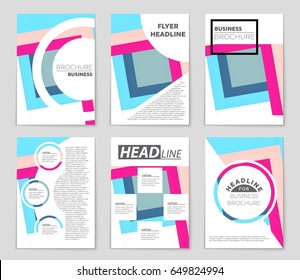 Abstract vector layout background set. For art template design, list, front page, mockup brochure theme style, banner, idea, cover, booklet, print, flyer, book, blank, card, ad, sign, sheet,, a4