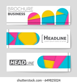 Abstract vector layout background set. For art template design, list, front page, mockup brochure theme style, banner, idea, cover, booklet, print, flyer, book, blank, card, ad, sign, sheet,, a4