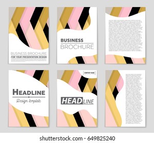 Abstract vector layout background set. For art template design, list, front page, mockup brochure theme style, banner, idea, cover, booklet, print, flyer, book, blank, card, ad, sign, sheet,, a4