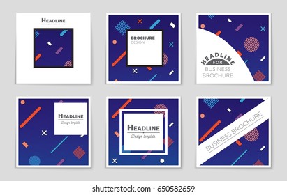 Abstract vector layout background set. For art template design, list, front page, mockup brochure theme style, banner, idea, cover, booklet, print, flyer, book, blank, card, ad, sign, sheet,, a4