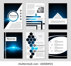 Abstract vector layout background set. For art template design, list, front page, mockup brochure theme style, banner, idea, cover, booklet, print, flyer, book, blank, card, ad, sign, sheet,, a4