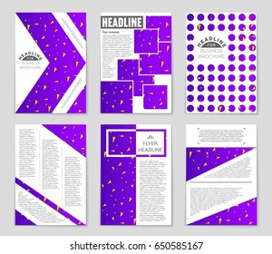 Abstract vector layout background set. For art template design, list, front page, mockup brochure theme style, banner, idea, cover, booklet, print, flyer, book, blank, card, ad, sign, sheet,, a4